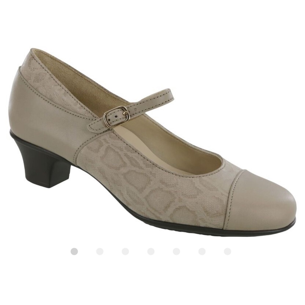 SAS Taupe Isabel Mary Jane Heel 9.5